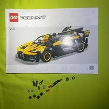 LEGO Technic 42151 Bugatti Bolide Instruction MANUAL ONLY with extra parts
