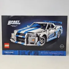 New LEGO 2 Fast 2 Furious Nissan Skyline GT-R (R34) 42210 TECHNIC Fast & Furious