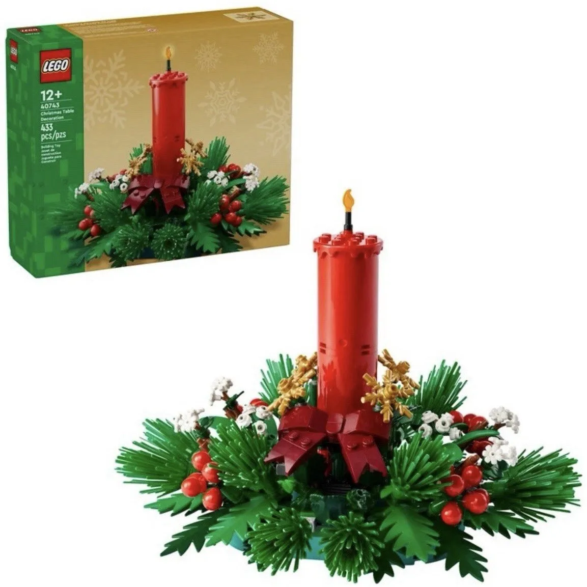 LEGO 40743 Christmas Table Decoration  - New & Sealed In Box Candle Centerpiece