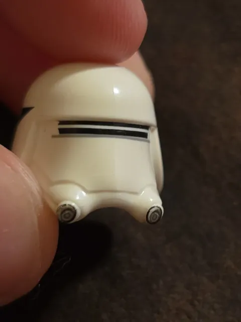 Lego First Order Snowtrooper Minifigure With Back Pack & Gun - Helmet Only