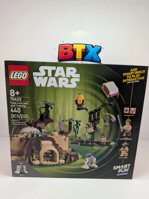 LEGO Star Wars SMART Play: Yoda’s Hut and Jedi Training (75422) Interactive NEW