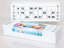 200 Large Bingo Cards for Seniors 15 out of 90 Numbers White