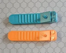 (LOT OF 2) LEGO Brick Separator w/Axle Tool-Parts Remover - Turquoise & Orange