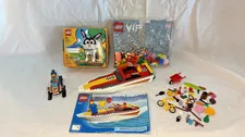 LEGO Lot 4643 Speedboat, Sealed Year of Rabbit, VIP Pack, 50+ Pieces, 2 Minifigs