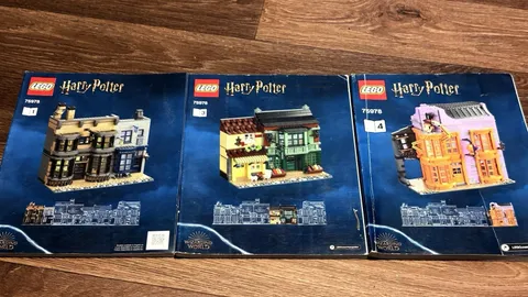 LEGO Harry Potter Diagon Alley Instruction Manual Booklets books 1,3&4