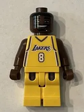 Lego Sports Minifigure NBA001 NBA Kobe Bryant Los Angeles Lakers #8 Home Uniform