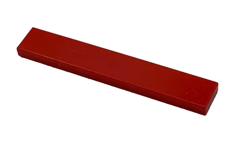 Lego 6636 Red Tile 1 x 6 With Groove Element 4113858