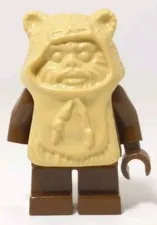 Lego Star Wars Ewok Tan Hood Paploo Minifigure sw0067 NO RIGHT HAND
