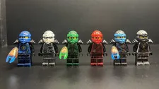 LEGO NINJAGO Hands of time lot Kai Cole Jay Zane Lloyd Nya+blue/green timeblades