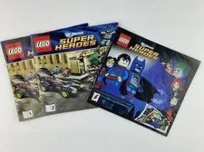 LEGO 6864 Batmobile & Two Face Chase Instructions Books 1 & 2 Plus DC Comic #5
