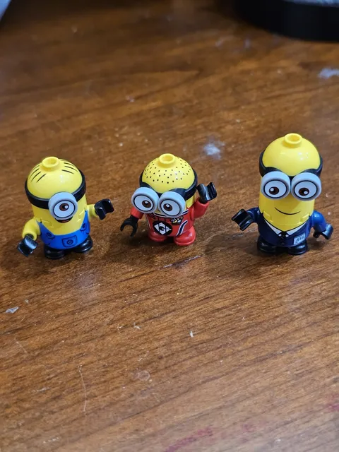LEGO Minions Minifigure Lot 3 Figures Authentic Despicable Me
