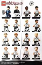 LEGO 71014 DFB German Soccer Team – Complete Set of 16 Minifigures | Opened Bags