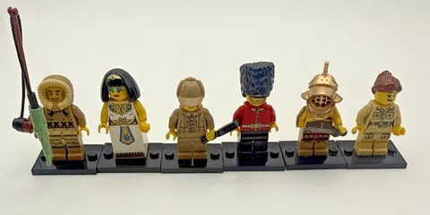 LEGO Minifigures Series 5 Lot of 6 Gladiator Egyptian Queen Guard INCOMPLETE