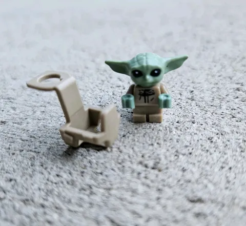 LEGO Star Wars The Child Baby Yoda Grogu & Carrier Minifigure 75292 Or 75299 Min