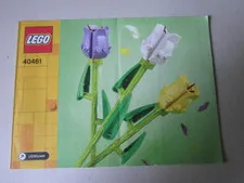 Lego Building Instructions Instruction 40461 Tulips, Tulips