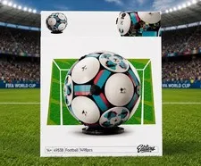 World Cup 2026 FIFA Soccer Ball Building Set Sports Decor Age 10+ 2026 World Cup