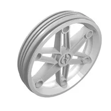 5x LEGO® Part 2903 - Wheel 61.6mm D. x 13.6mm Motorcycle