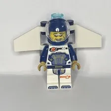 cty1692 - Lego Minifigure - City Space - Astronaut - Female, White & Dark Blue