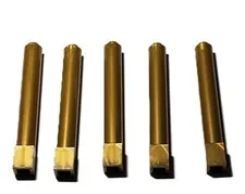 Lot Of 5 Pear Gold Lego 43888 Support 1x1x6 Solid Pillar