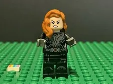 Lego Marvel Black Widow Minifigure sh0637 Black Jumpsuit Printed Arms & Legs