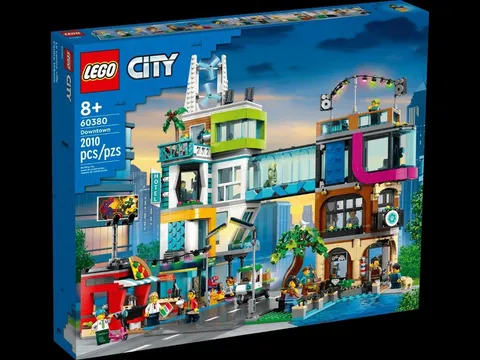 LEGO City 60380 Downtown Building Toy Set 2010 Pcs New Factory Sealed Japan
