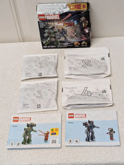 Lego 76320 - Marvel - Iron Man & War Machine - New in open box - 1 Day Shipping