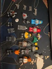 Lego Space Police Lot. Assorted Minifigures, some intact aliens and troopers.