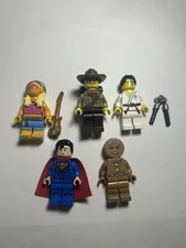 Lego Collectible Minifigures Assorted Lot Of 5 Minifigures Gingerbread Superman
