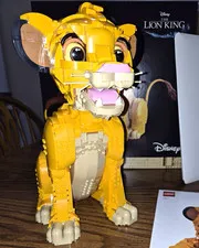 LEGO Disney Young Simba The Lion King 43247 1445pcs Age 18+ Complete Set