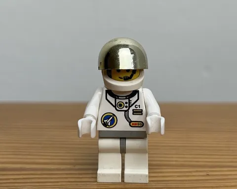 Vtg LEGO Mini Figure League Mission Mars Male Complete Clean Rare