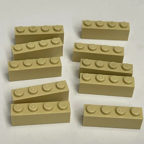 Lego 3010 Beige Replacement Parts Pieces Lot of 10