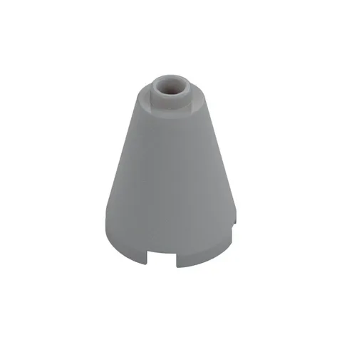 LEGO 20x Light Gray Cone 2 x 2 x 2 - Open Stud inv.625