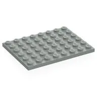 LEGO Part 3036 - Light Gray Plate 6 x 8