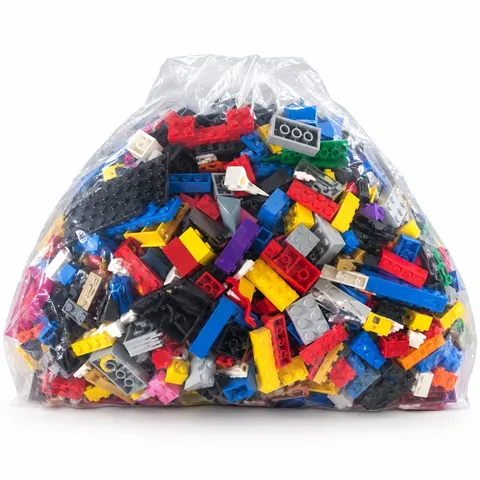 Lego Bulk Lot Assorted Bricks Plates Specialty Pieces Multi Color 1.5lb Mixed