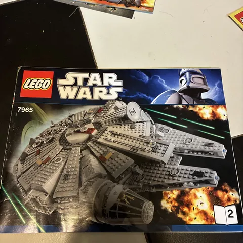 Lego 7965 Star Wars Millennium Falcon Instruction Book #2 Only