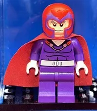 Lego Marvel Super Heroes Minifigure SH0031 SH031 SH31 Magneto Purple/Red Outfit