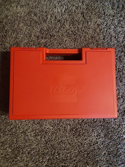 Collectable Red LEGO 1985 Storage Container Box Vintage Kids Toys