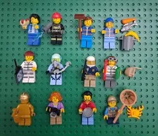 Lego City Minifigures Lot and Accessories 60212, 60182, 60207, 60220