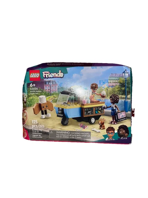 LEGO FRIENDS: Mobile Bakery Food Cart (42606) New Box Crushed