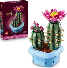 LEGO Botanicals Flowering Cactus Building Toy - Crafting Kit for Girls & Boys,