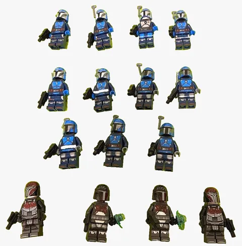 LEGO Minifigure Star Wars The Mandalorian Lot Set Bulk Sale