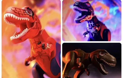 LEGO Marvel Spiderman Spider-Rex + Variants custom minifigure by Tracy Minifigs