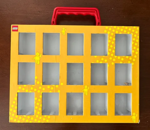 LEGO MiniFigure Collector's Box Carry Case with Handle - Holds 15 137T0 -see pic