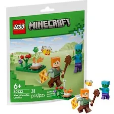 LEGO Minecraft Alex's Campfire Conflict 30732 Paper Bag Set Factory Sealed