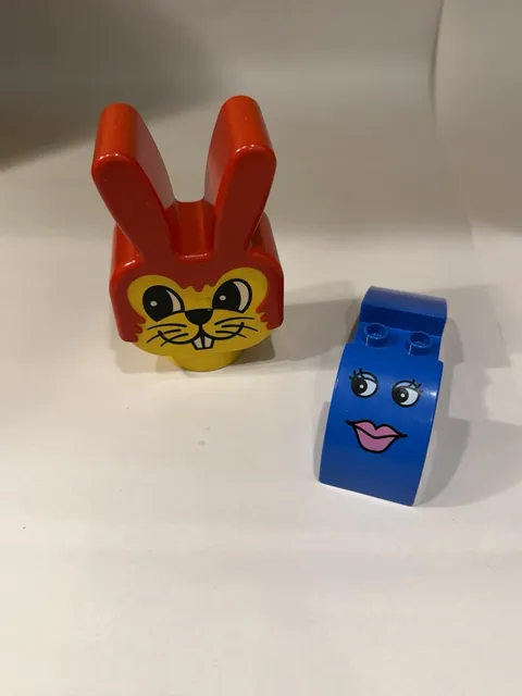 LEGO duplo vintage Colorful Bunny and Block Toy Set