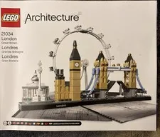 LEGO INSTRUCTIONS ONLY  Architecture London 21034 manual booklet replacement 