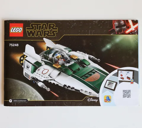 LEGO 75248 Resistance A-Wing Starfighter *Complete w/Manual *NO Box*Please Read
