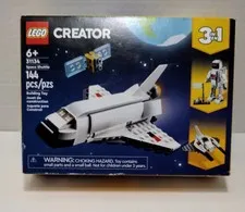 LEGO Creator 3-in-1 Space Shuttle Astronaut Figure Building Set 144pcs 31134