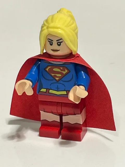 Lego Supergirl Minifigure DC Justice League Used Good Condition dim040 #23
