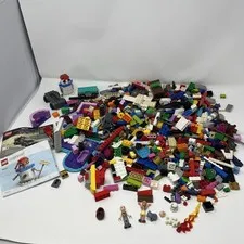 Lego 2.12LBS Random Pieces Plates Building Blocks Bulk Lot Needs Cleaning